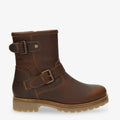 Felina Igloo botas de piel con forro interior de pelo natural. cuero