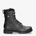 Benissa botas de piel con forro interior de pelo. negro