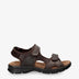 Salton Basics sandalias de piel con forro interior de lycra. marron