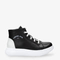 Yumbel botines de piel con forro interior de piel. negro
