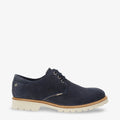 Gadner zapatos de piel con forro interior de piel. marino