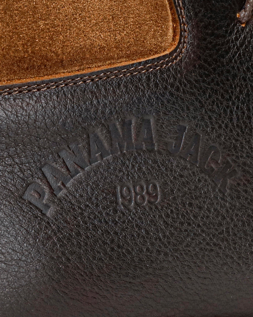 Beker botín de piel con forro interior de piel. castaño