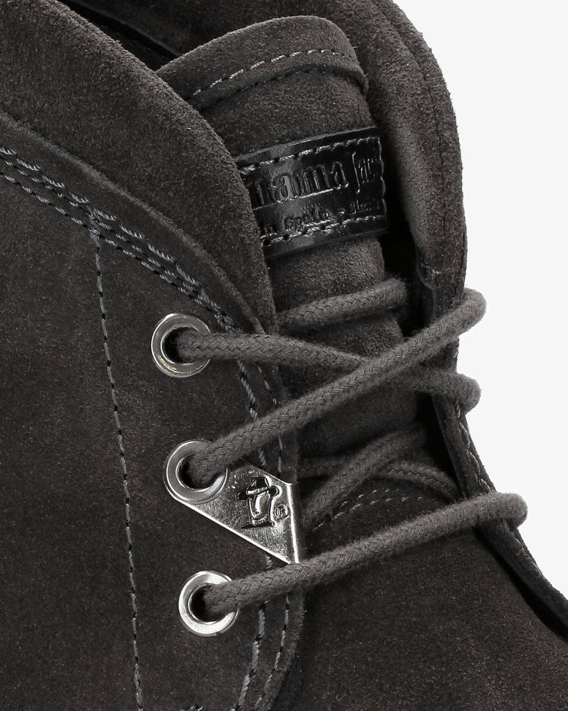 Bota Panama Tor botines de piel con forro interior de piel. gris