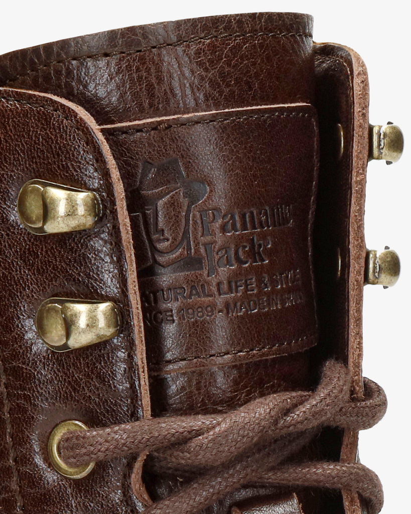 Fara Igloo Trav botas de piel con forro interior de pelo natural. marron