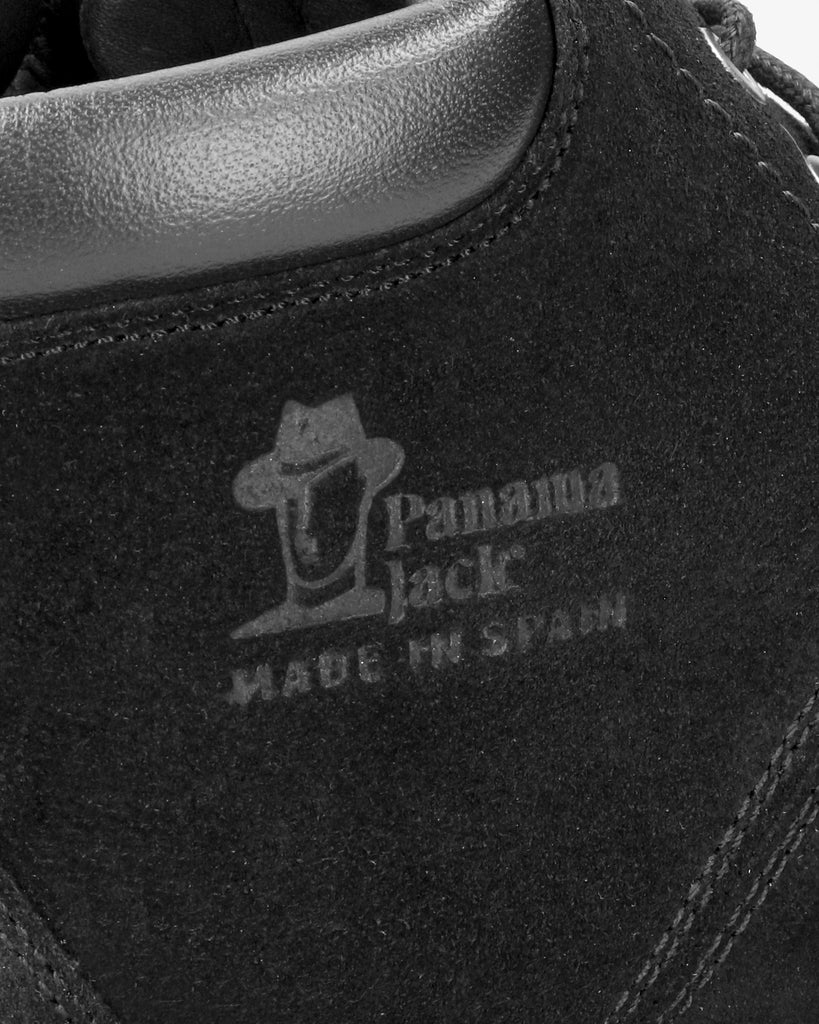 Fargo botín de piel con forro interior de piel. negro