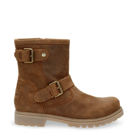 Felina botas de piel con forro interior de piel. cuero