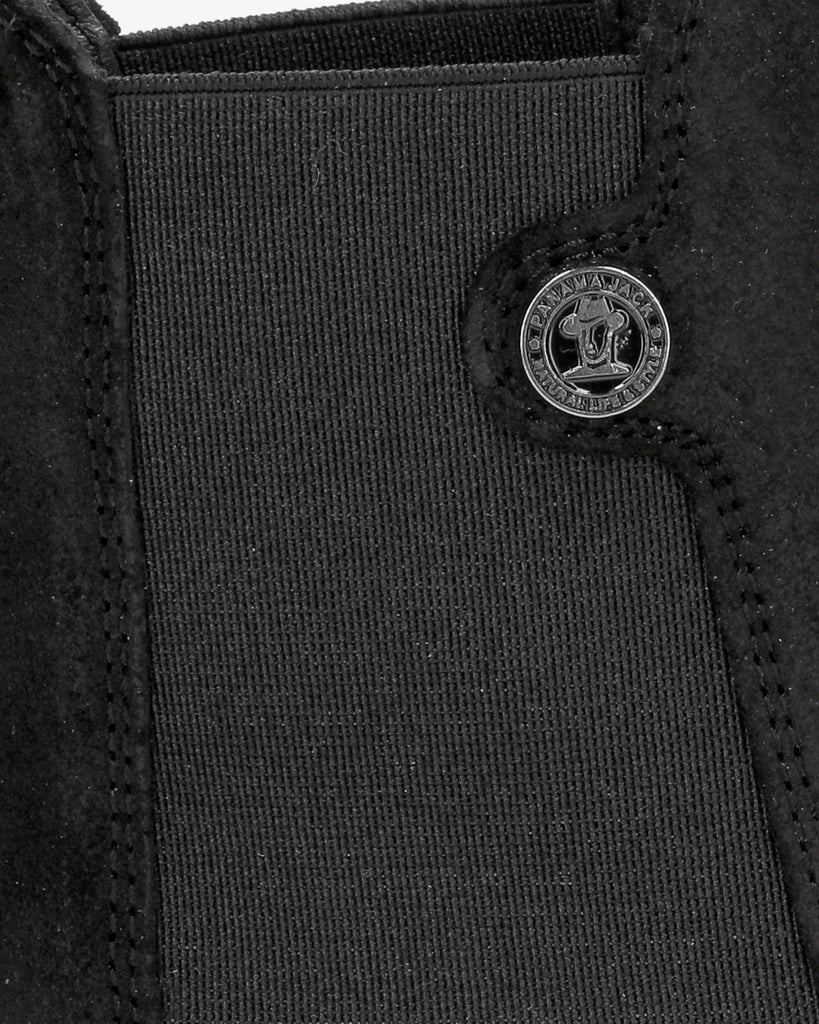 Francesca botas de piel con forro interior de piel. negro