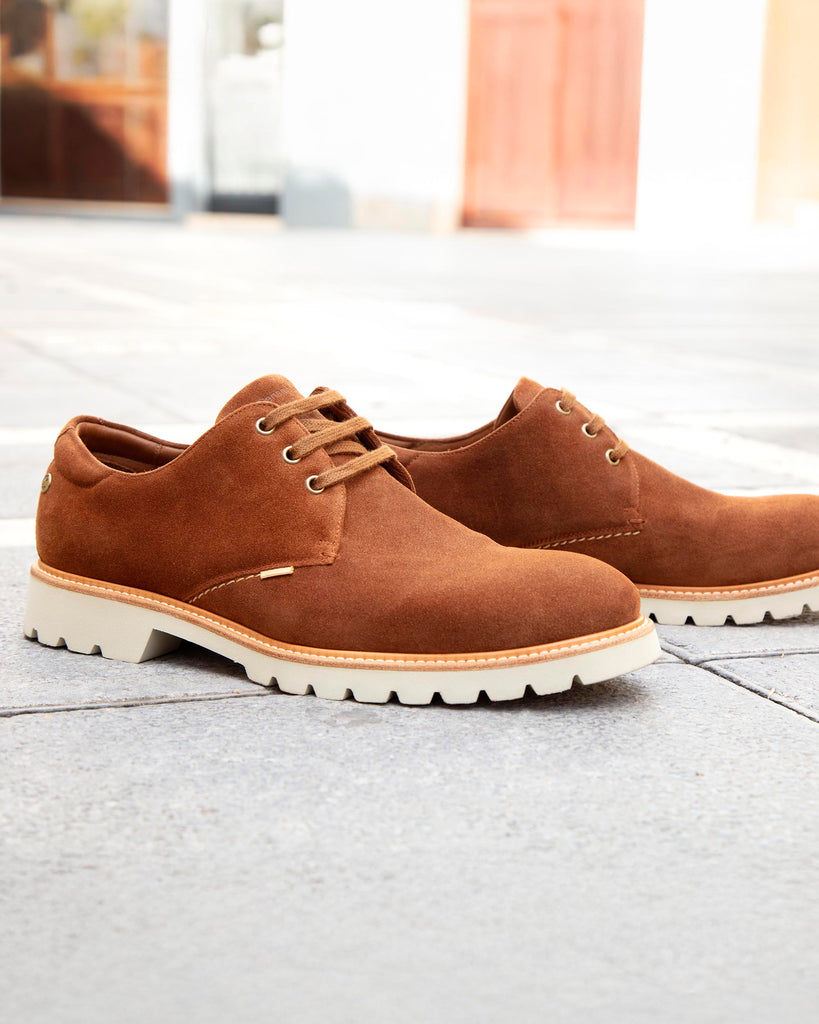 Gadner zapatos de piel con forro interior de piel. cuero