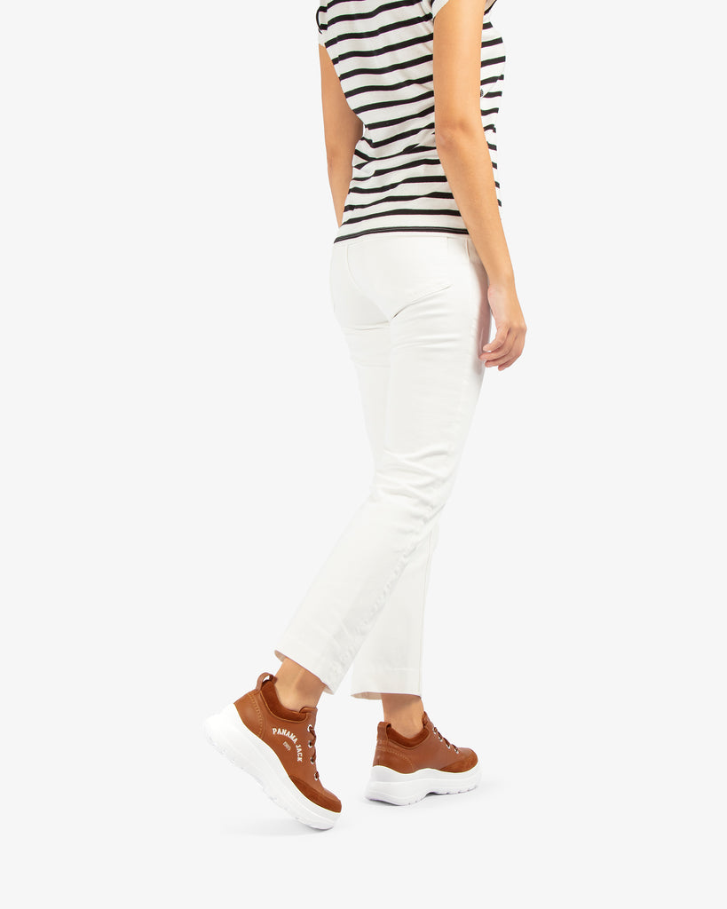 Hilda sneakers de piel con forro interior de piel. cuero