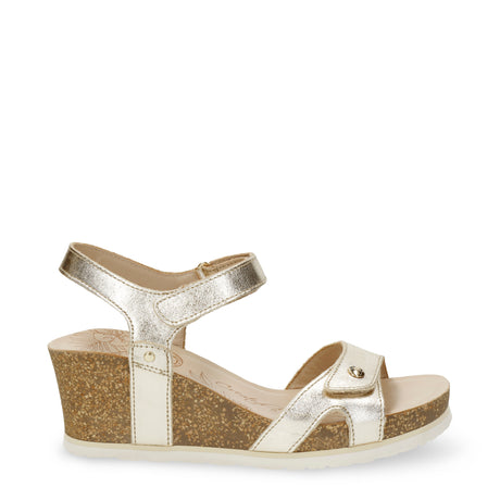 Julia Shine sandalias de piel con forro interior de piel. oro