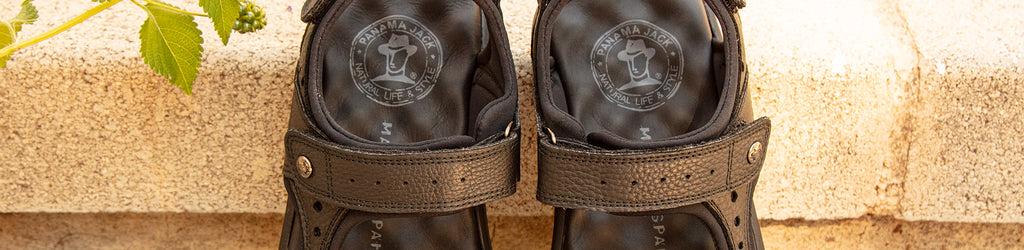 Detalle de sandalia hombre de Panama Jack