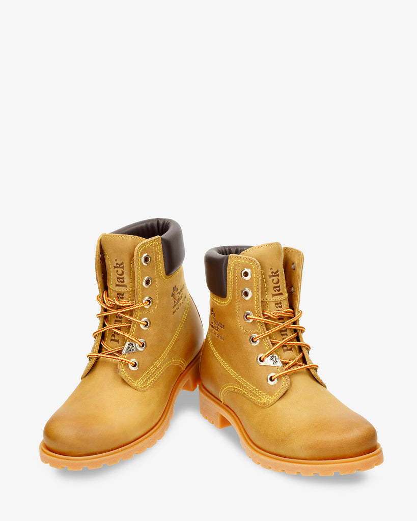 Panama 03 botas de piel con forro interior de piel. vintage