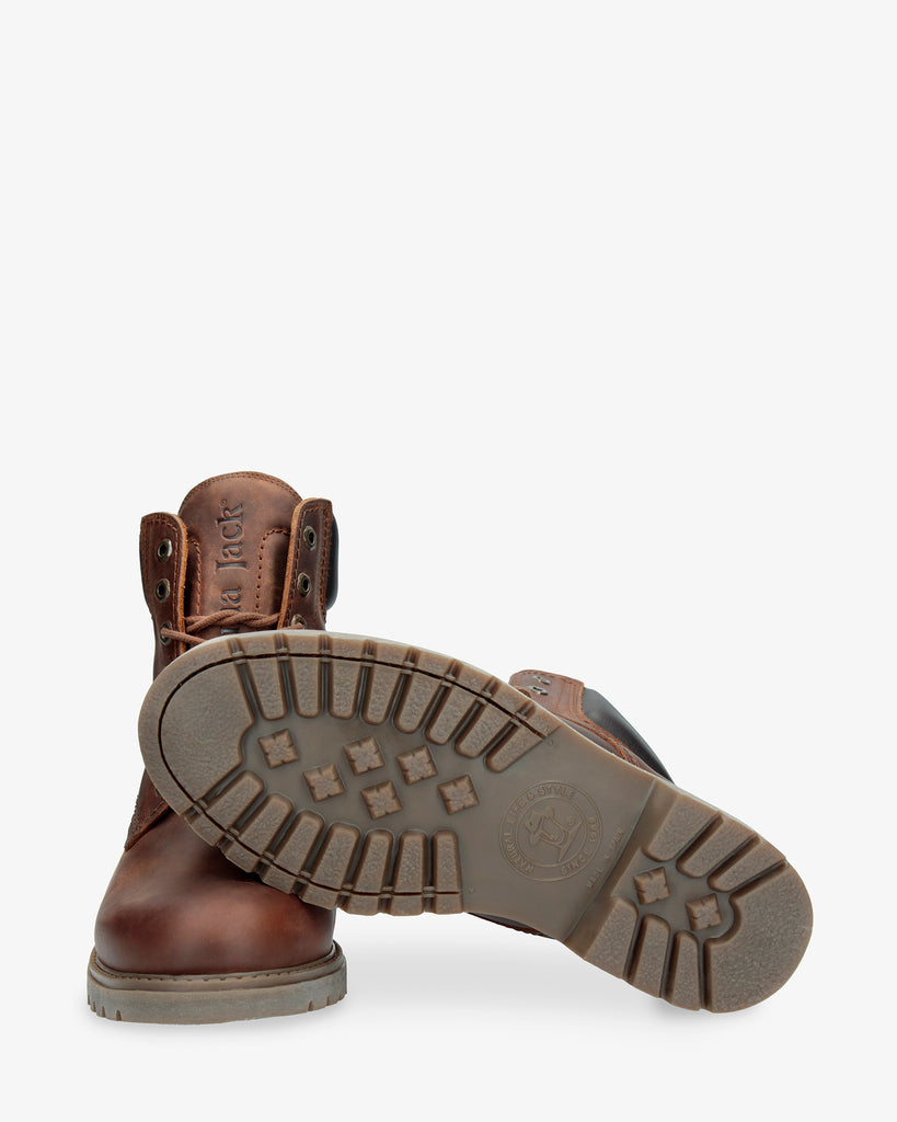 Panama 03 Wool botas de piel con forro interior de lana. cuero