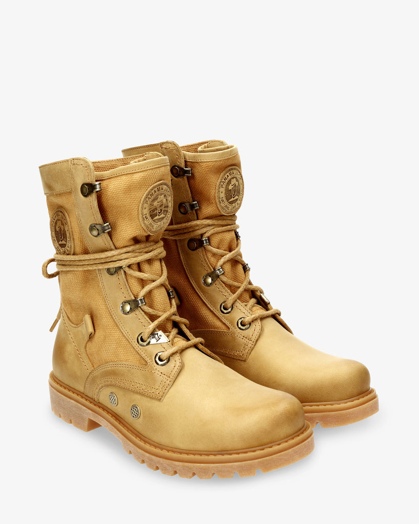 Route Boot botas de piel con forro interior de tejido. vintage