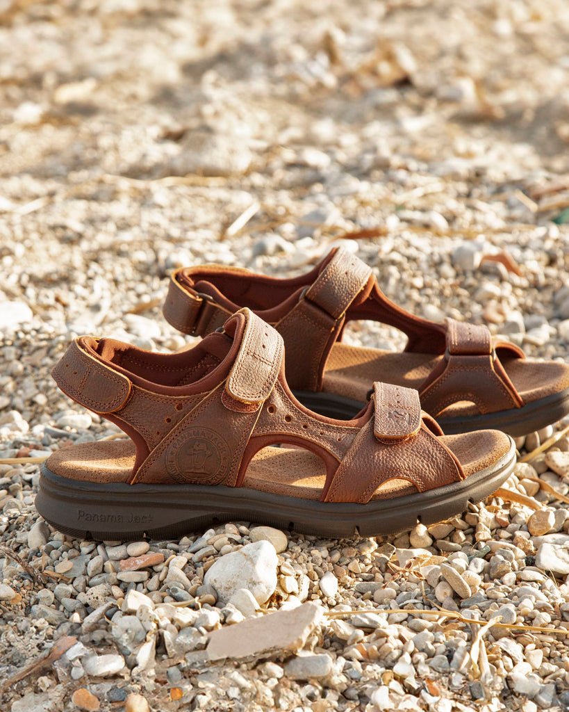 Salton Basics sandalias de piel con forro interior de lycra. cuero