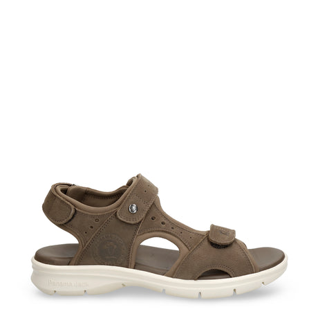 Salton sandalias de piel con forro interior de lycra. gris