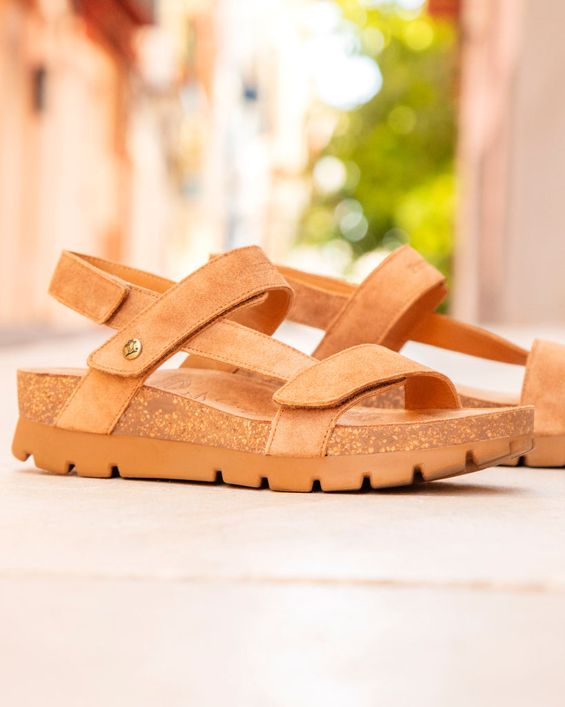 Selma sandalias de piel con forro interior de piel. cuero