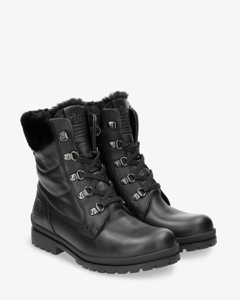 Tuscani Gtx botas de piel con forro interior de gore-tex®. negro