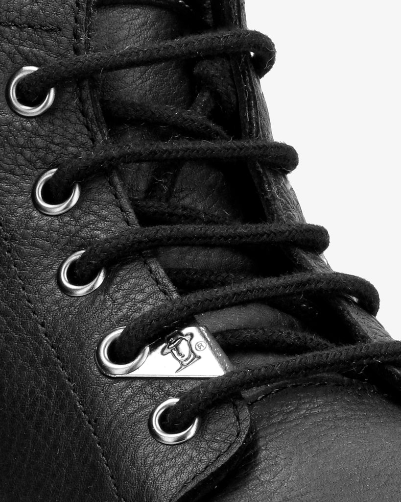 Vitola 1,25 cordones 125cm t5 negro para botines y botas de 6 ojales negro